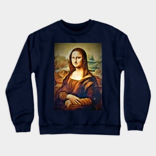 Mona Lisa, windel Crewneck Sweatshirt